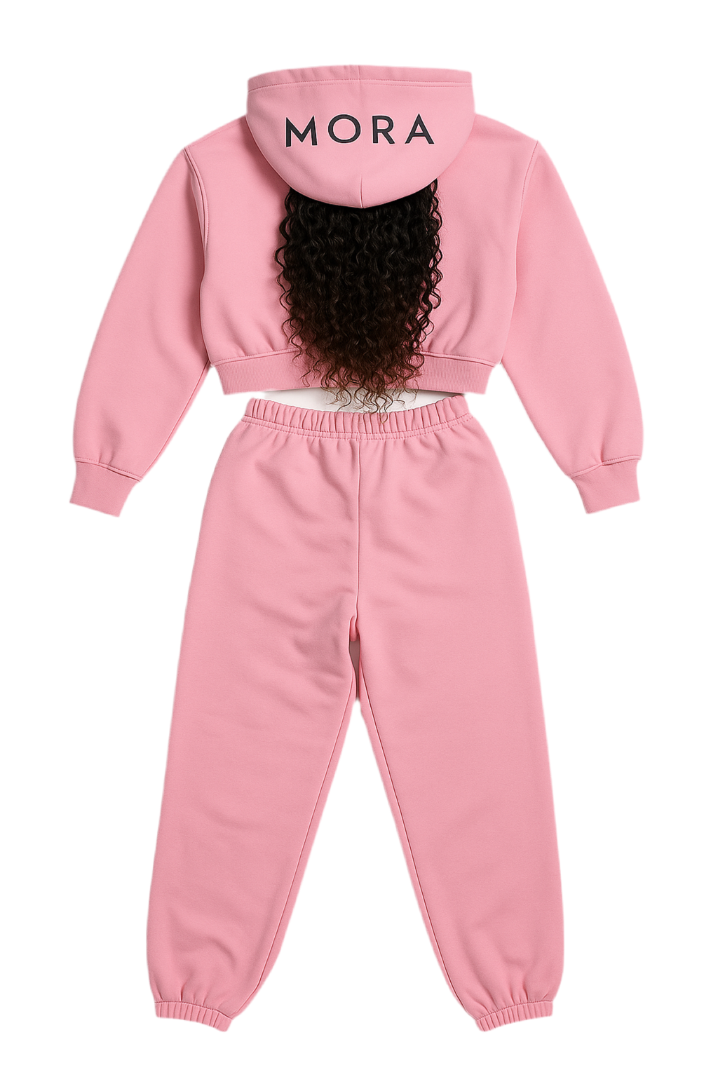 Warm Pink Open-Back Tracksuit