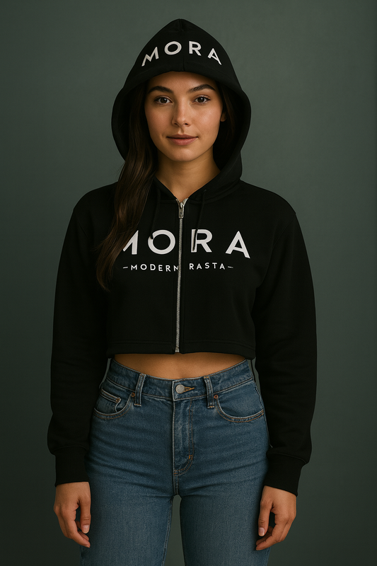 Soft Warm black Open-Back Hoodie