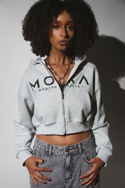 Soft Warm Grey Open-Back