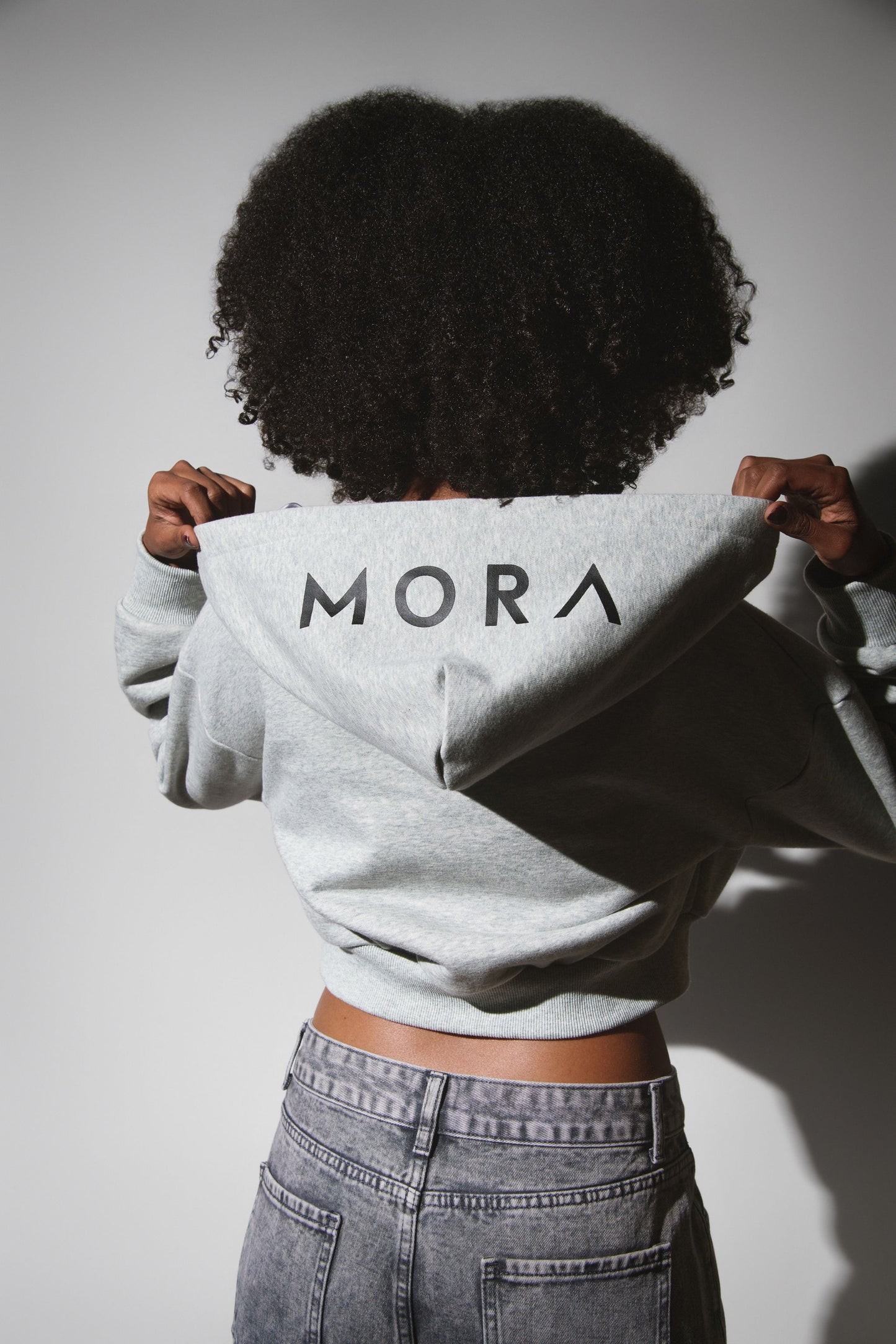 Soft Warm Grey Open-Back